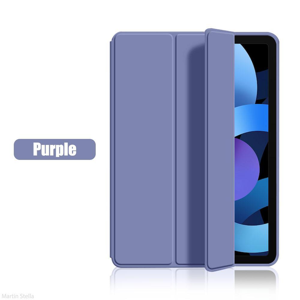Für das neue iPad 10 2022 10. Generation, weiche Rückseite, schützende Smart Cover-Hülle für iPad Pro 12,9 11 Zoll 2022 2021 2020 2018/iPad 5. 6. 7. 9 IPad 10.2 inch violett