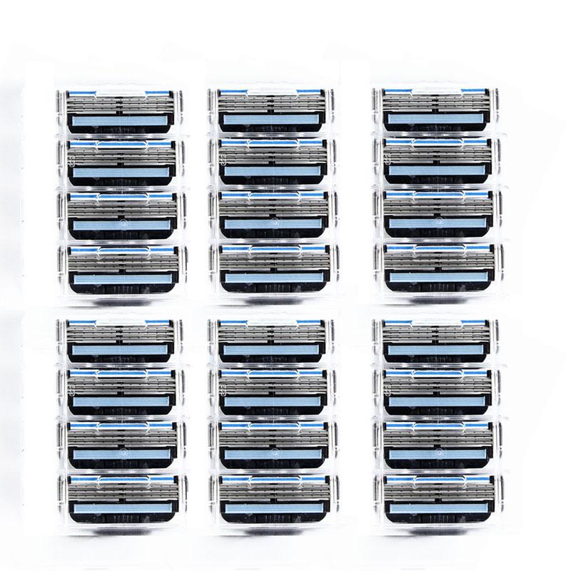 24 Stück Rasierkartuschen für Herren, geeignet für Mache3 zur Haarentfernung mit Rasierklingen 24pcs