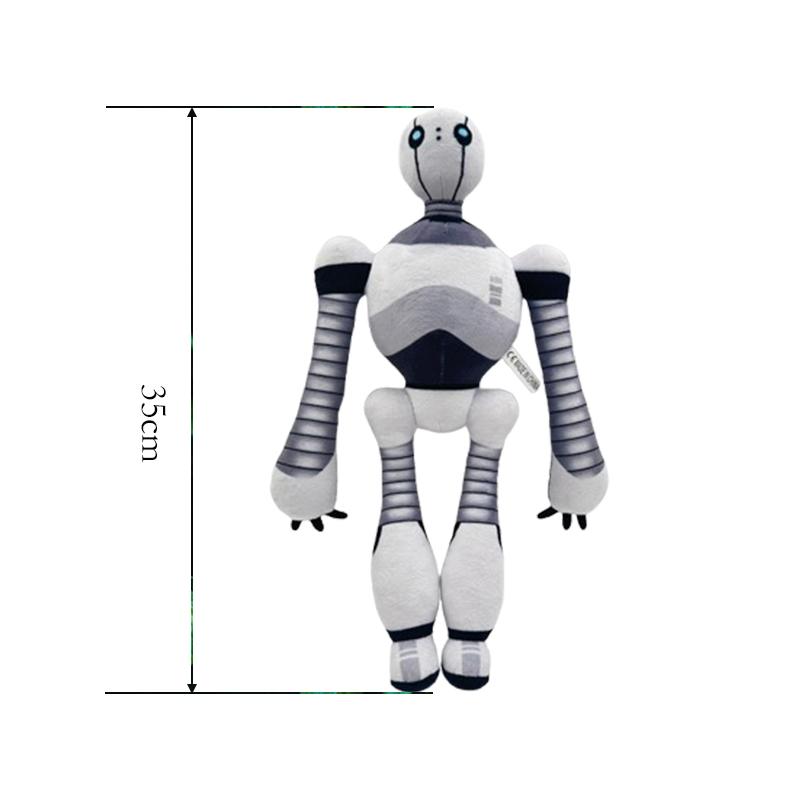 Neues 35 cm The Wild Robot Plüschtier Roz Plüschtiere Weiche gefüllte Roboter-Kissenpuppen Heimdekoration Für Fans Kinder Weihnachtsgeschenke
