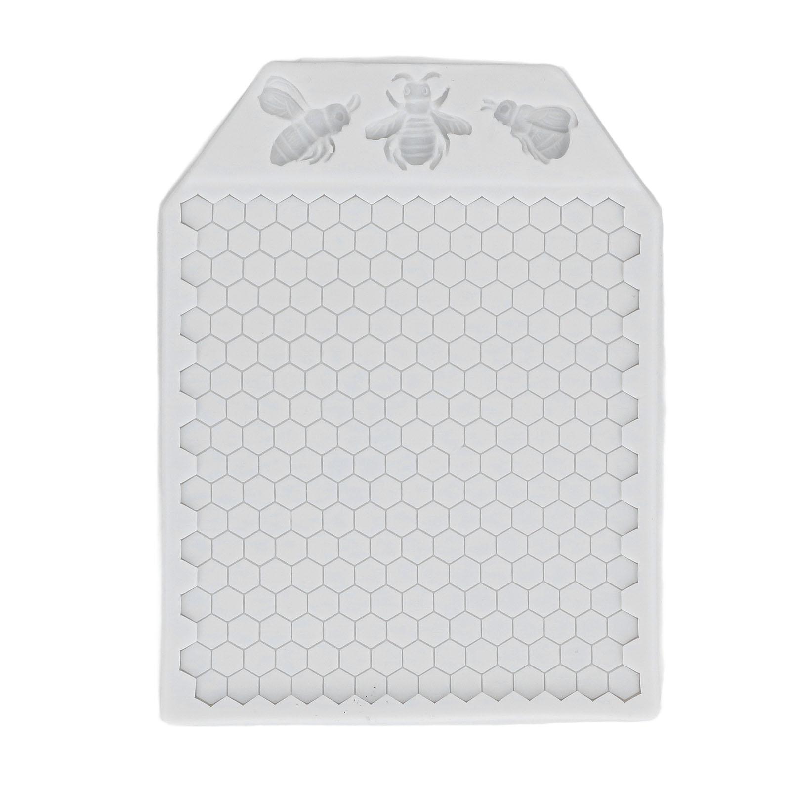 Bienenstock mit Biene Silikonform Fondant Kuchen Schokolade Backformen Dekorationswerkzeug für Hochzeit