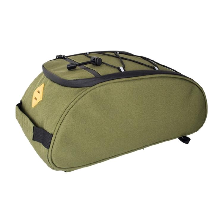 Wasserdichte Fahrrad-Hecktasche Große Kapazität Fahrradtaschen Gepäckträgertasche Fahrrad-Rücksitze Hecktache Fahrradzubehör armee grüne