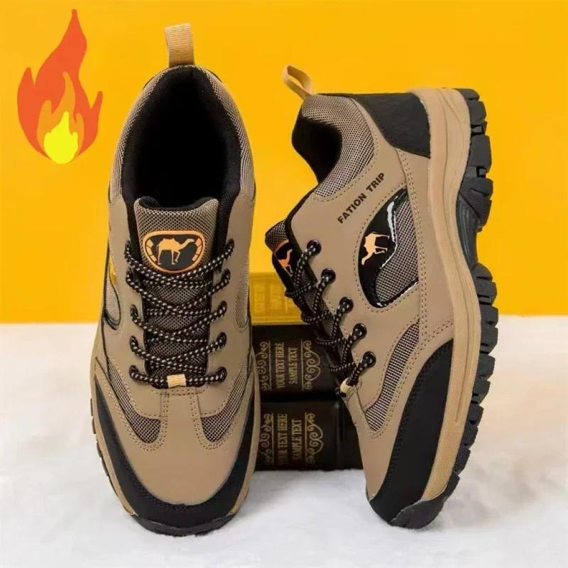 Winter Herren Sneaker Plüsch Wanderschuhe Leichte Herren Baumwollschuhe Bequem Übergröße Herren Vulkanisierte Schuhe Rutschfest Tenis 46