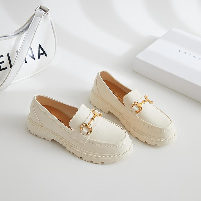 Damenschuhe, Loafer mit niedrigem Absatz, lässige Damenschuhe, flache Schuhe, Damensandalen, elegante und modische Schuhe in Übergröße 37 weiß