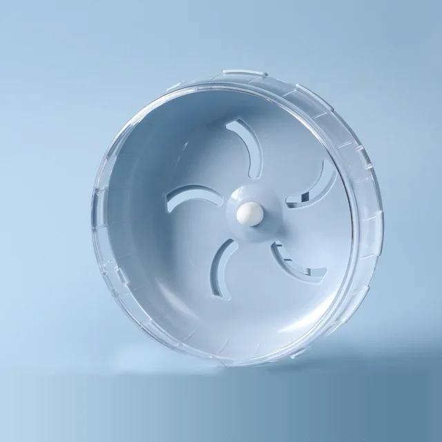 Laufrad für Ratten, Hamster, Sport-Laufrad, kleine Nagetiere, Mäuse, leises Joggen, Haustiere, Laufsport, Rennmaus, Übung, Spielspielzeug 17.5cm Without brack gray