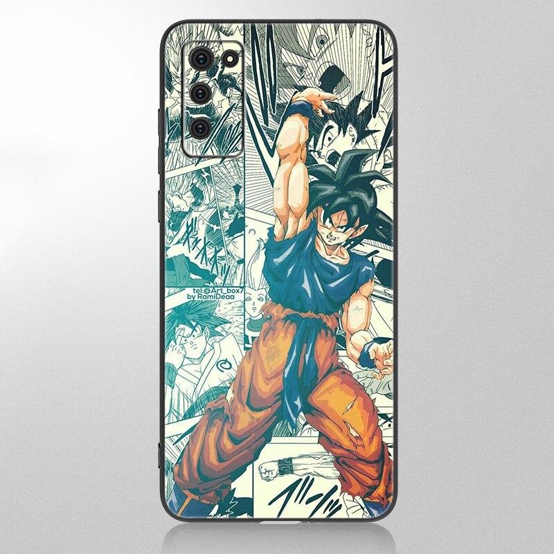 Anime Sohn Goku Ultra Instinct Schwarz Fall Für Samsung Galaxy A12 A02S A22 A32 A52 A72 A71 A51 A41 A31 A21 A11 a50 A70 A10S A20S Samsung A71