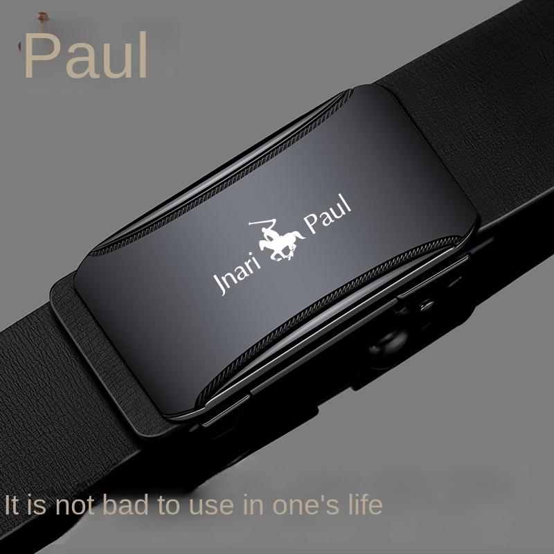 Jenali Gürtel Herren Weiches Leder Business Vielseitiger Trend Selbstschnallengürtel Herren Junge Herren Persönlichkeit Hosengürtel 105cm