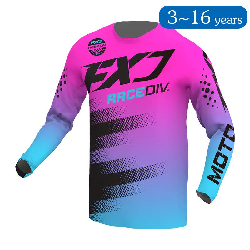 Kind Motocross Jersey Racing Offroad Fahrrad MX Enduro MOTO Motorrad Junge Mädchen Kind 5 6 7 8 9 10 11 12 13 14 15 16 M-Jersey-kid