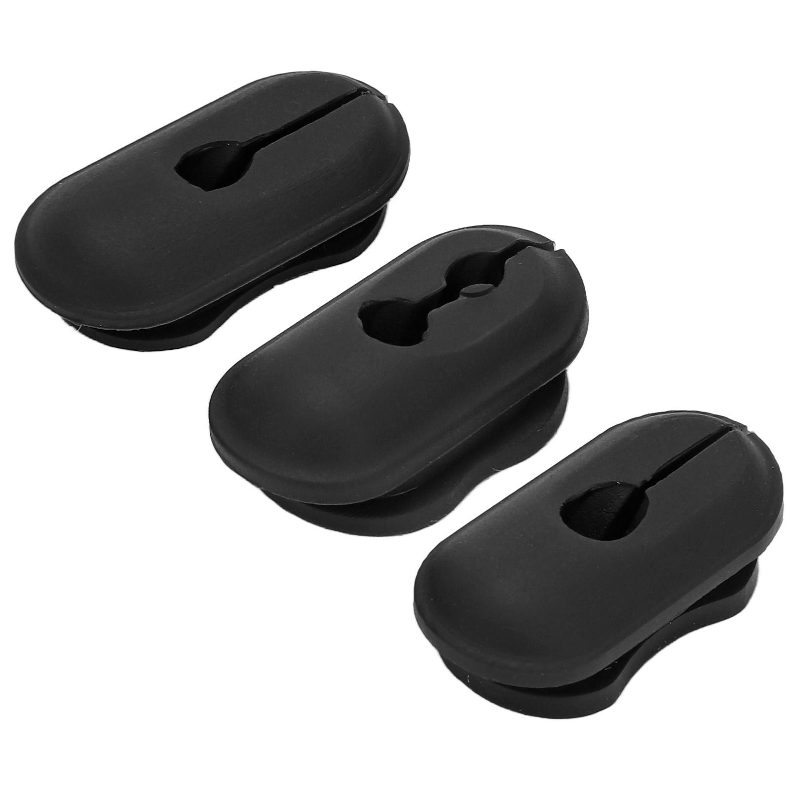 3 Stück Universal Silikon Kabel Gummi Stecker Elektroroller Zubehörteile Passend für Ninebot MAX G30