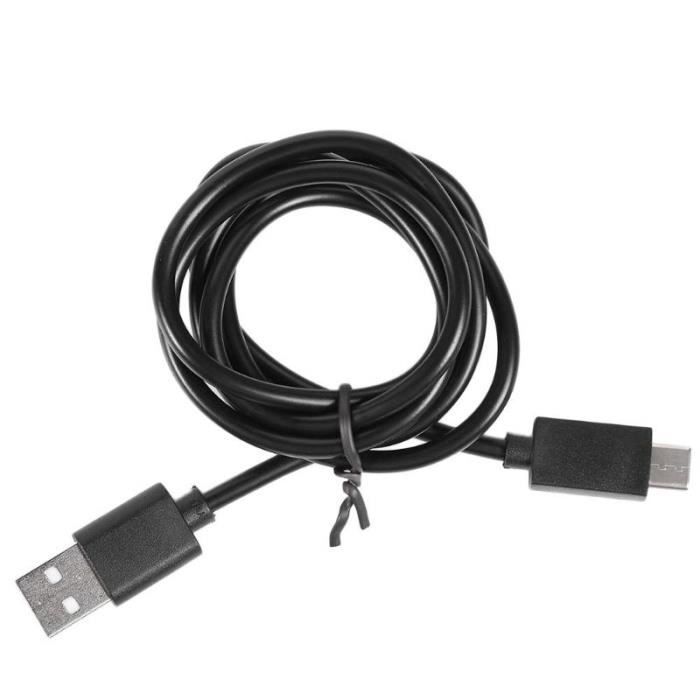 USB-Ladekabel 1 Meter für Nintendo Switch Lite, Nintendo Switch-Ladekabel [Schwarz]