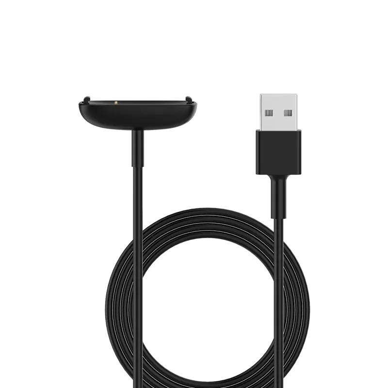 USB-Ladekabel für Fitbit Inspire HR Inspire 2 Inspire 3 Smartwatch Ladekabel für Fitbit Ace 2 3 Magnetischer Netzadapter Inspire 2 schwarz