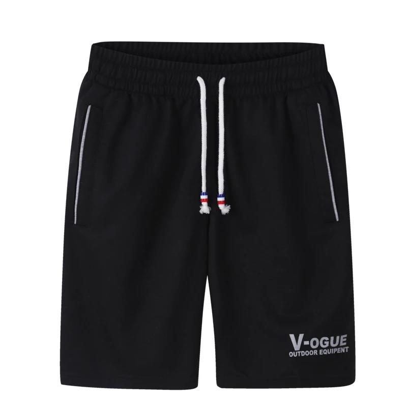 Herren Shorts Dünne Casual Sports Sommer Fünf-Punkt-Hose Lose Strandhose Reithose Herrenhose XXXL schwarz