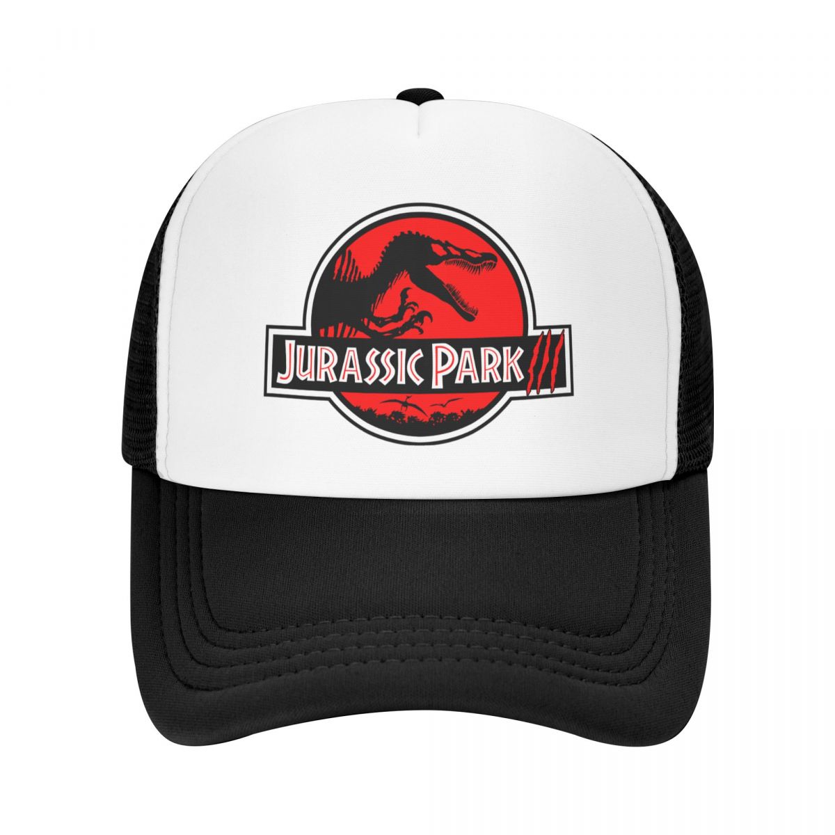 JURASSIC PARK 3 Baseball Caps Unisex Snapback Hüte Liebhaber Trucker Caps Frauen Atmungsaktive Mesh Visier Knochen Adjustable
