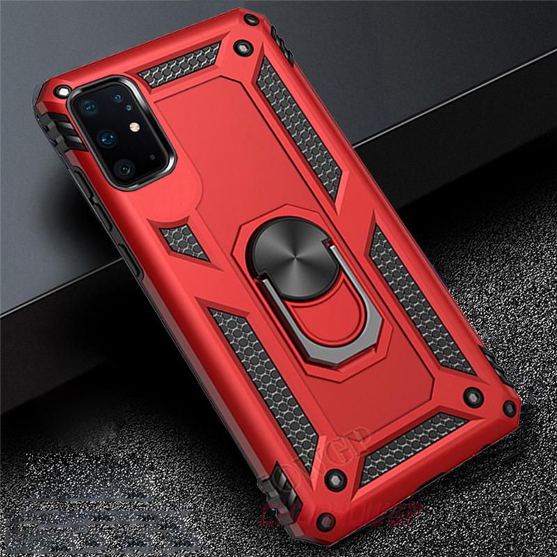 Für Samsung Galaxy A51 Fall Stoßfest Rüstung Telefon Fällen Stoßstange Für Samsung A71 A51 SM A515F A717F A 51 71 Magnet auto Halter Ring Abdeckung Samsung Galaxy A71 rot