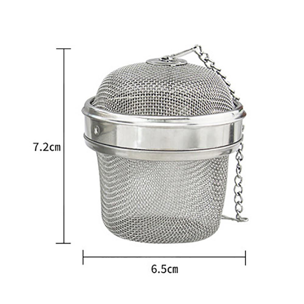 1Pcs 304 Edelstahl Tee-ei Teekanne Tablett Gewürz Tee Sieb Kräuter Filter Teegeschirr Zubehör Küche Werkzeuge Tee-ei tee S