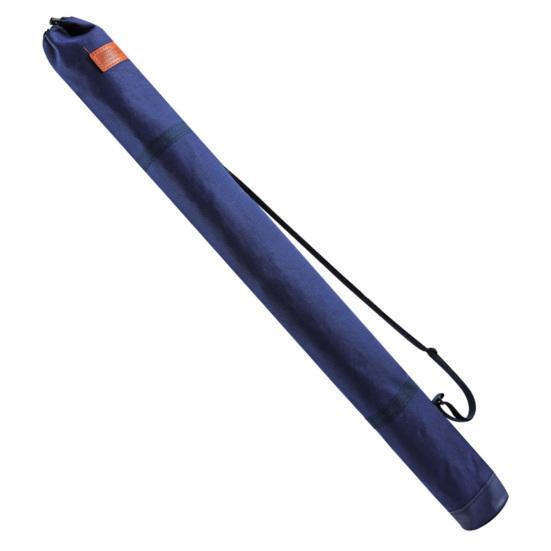 Angelschirmtasche aus wasserdichtem Segeltuch, verstellbarer Riemen, faltbar, Angelruten-Werkzeug, Regenschirmhalter, Tragetasche, Outdoor-Angelzubehör 140cm blau