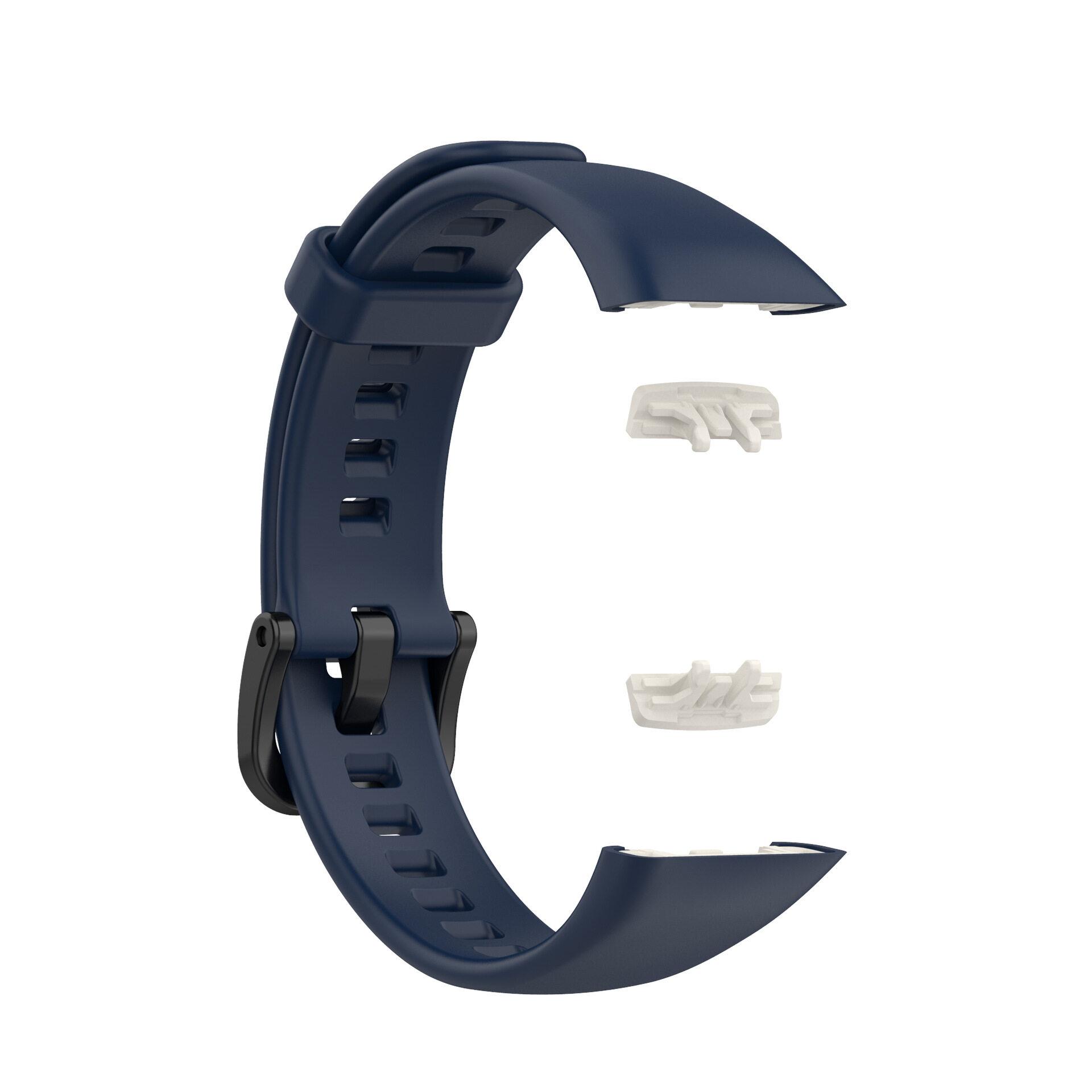 Weiches Silikon-Sportarmband für Huawei Band 6, Smart-Armband, Ersatzarmband für Huawei Watchband 6, Honor Band 6 For Huawei Band 6 dunkelblaue