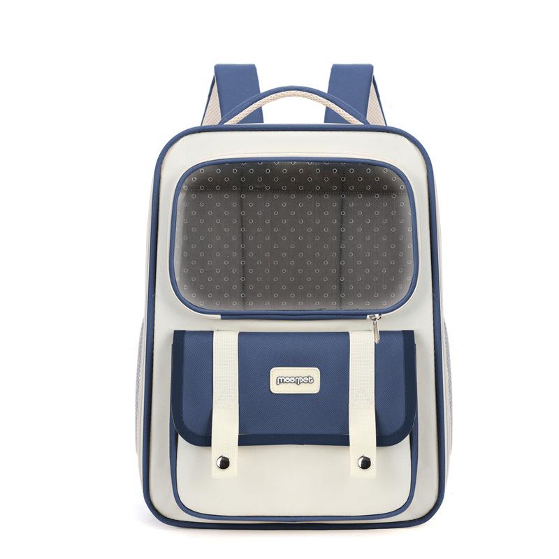 Katze Tasche Outdoor Tragbare Haustier Tasche Schulter Handheld Transparent Vier Jahreszeiten Universal Katze Tasche Atmungsaktive Katze Tasche 32*22*42cm gray