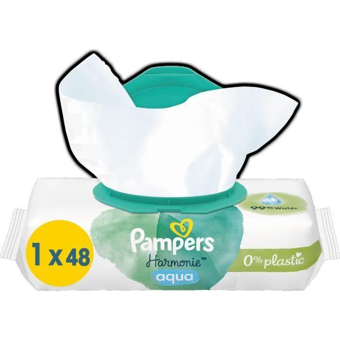 PAMPERS Harmonie Aqua – 48 Baby-Lingettes