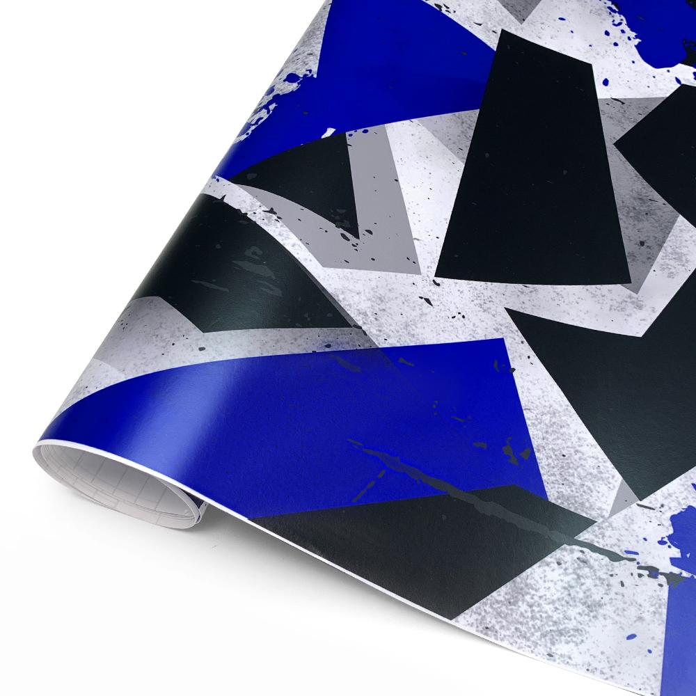 Wasserdichter Autoaufkleber Vinyl für Motorrad Kratzfest Selbstklebende Folie Tuning Autozubehör Karosseriefolien Wrap 10cmx150cm blau