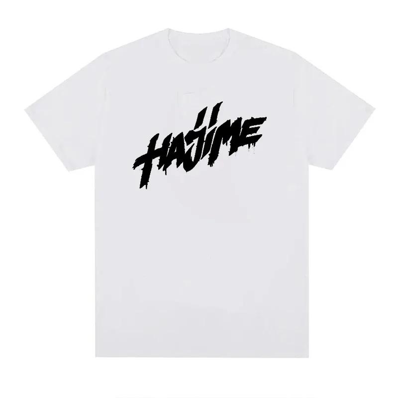 Hajime Miyagi Andy T-Shirt Herren Damen Übergröße Mode O-Ausschnitt Lässig Streetwear Atmungsaktiv Übergroß Bedruckt Locker Unisex T-Shirts M schwarz