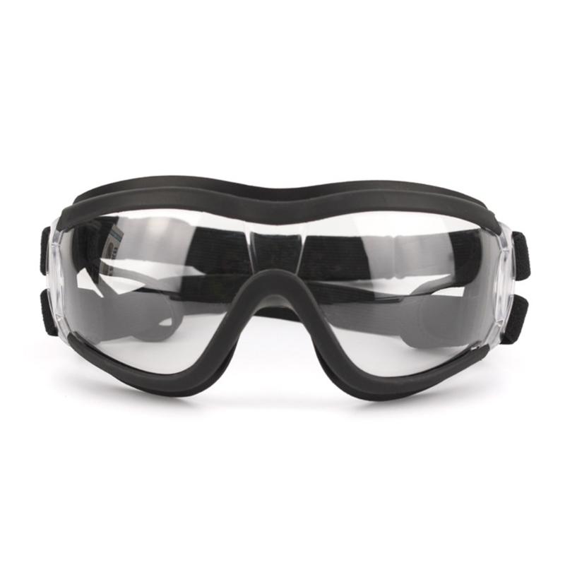 UV-Schutz Haustier Sonnenbrille Hund Brille Wasserdicht Großer Mittlerer Hund Transparente Brille für Outdoor Reisen Fahren Reiten 1 black