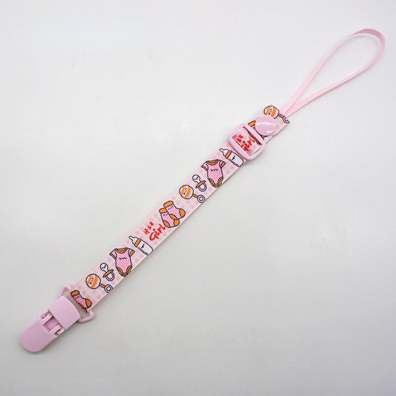 Einstellbare Baby Schnuller Clip Schnuller Kette Schnuller Clip Nippel Halter für Brustwarzen Kinder Schnuller Clips Beißring Anti-drop Seil