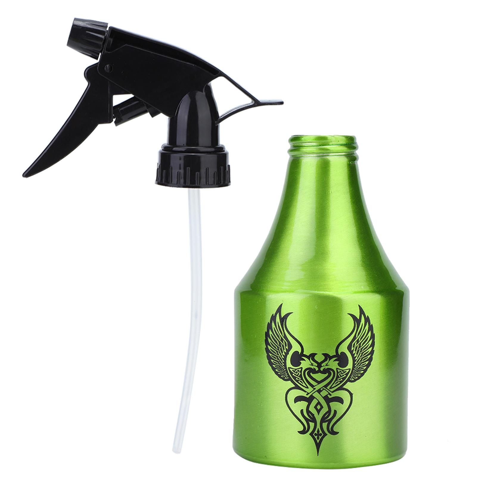 Professionelle Aluminium Tattoo Sprühflasche Grünalgen Tattoo Reinigung Sprühflasche(blau)