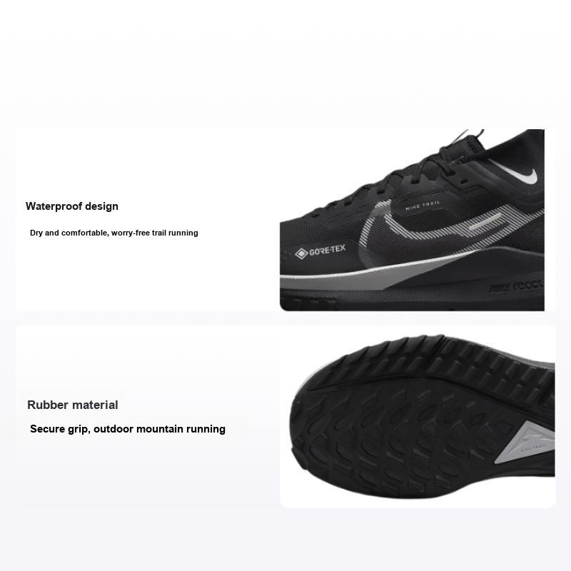 Nike React Pegasus Trail 4 GORE-TEX Schwarz Reflect Silber Herren Sneakers Wolf-Grau DJ7926-001 44.5