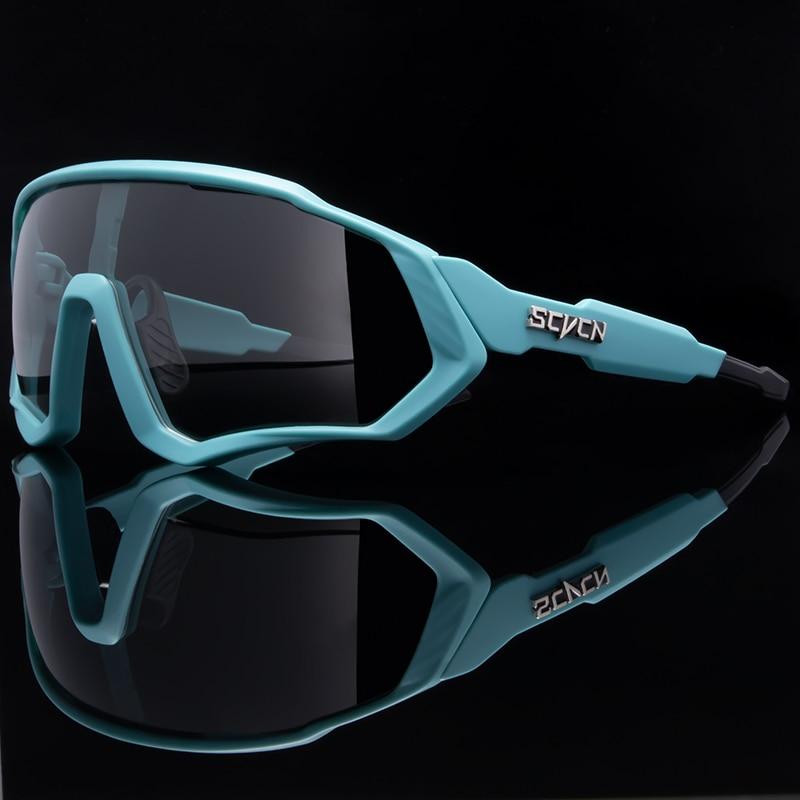 Sport Radfahren Brille Fahrrad Brillen Mountainbike Radfahren Brille Polarisierte Sonnenbrille blau