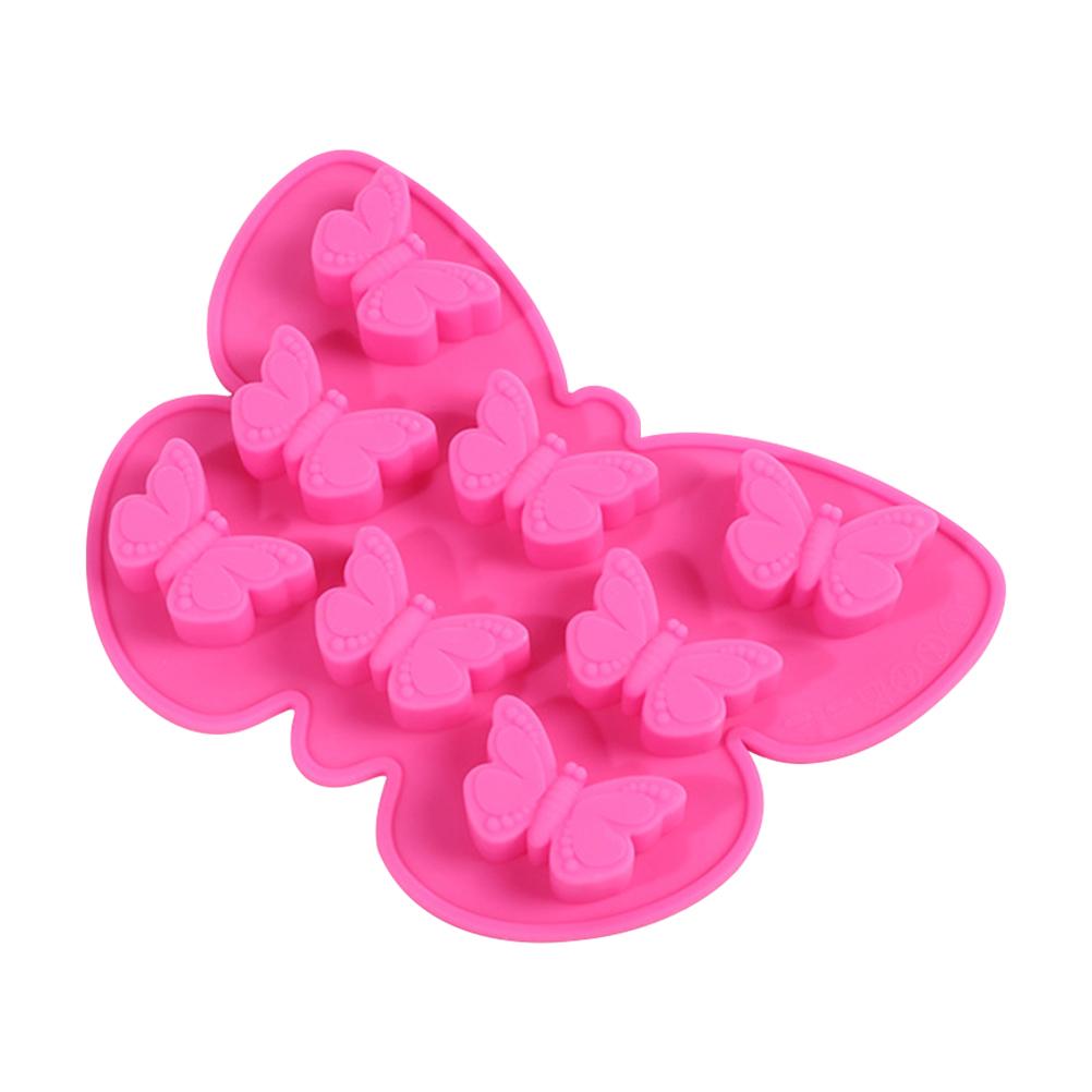 Schmetterling Kuchenform Antihaft Silikon Schokolade Süßigkeiten Backformen Schmetterlingsförmige Eiswürfelbehälter