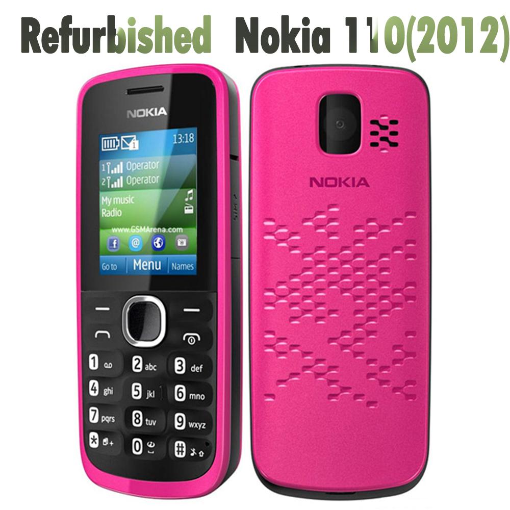 Überholtes Nokia Original Nokia 110 (2012) Dual-SIM-Mobiltelefon mit 2 SIM Simple Set rosa