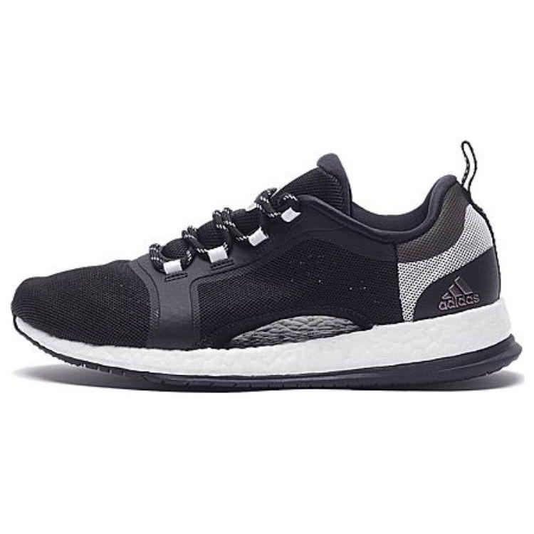Adidas Pureboost X Tr 2 Minimalistisch Bequemes Stoff Dämpfung Langlebige Unterstützung Low-Top Laufschuhe Damen Laufschuhe Schwarz Weiß BB0699 38⅔