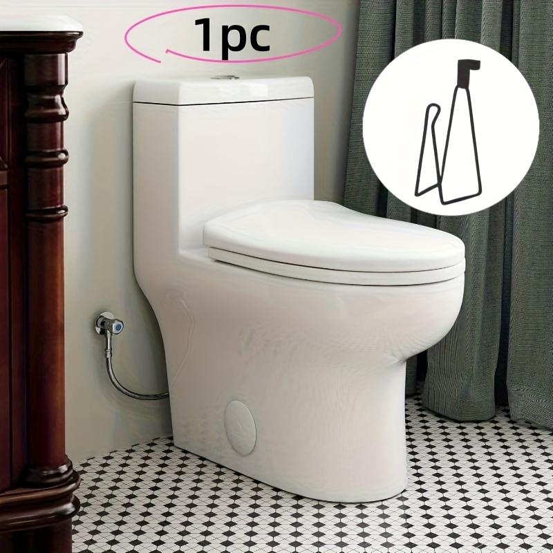 Bohrfreier Wandmontierter Badezimmer Toilettenpapierhalter, Küchenrollenhalter Badezimmer Ablageregal platzsparende Halterung Badezimmerzubehör schwarz