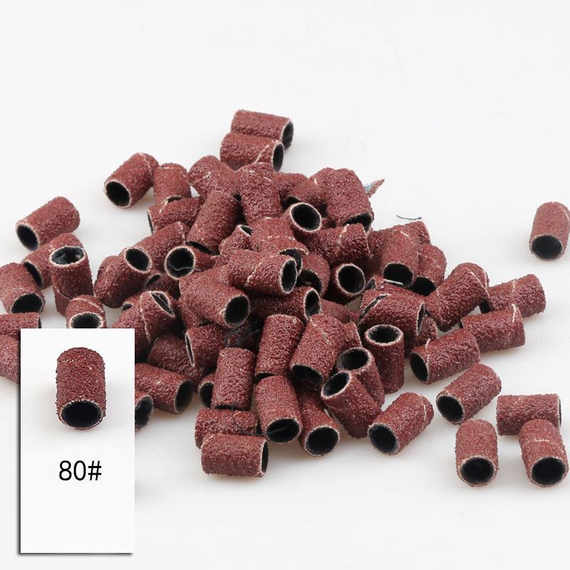 50 stücke Schleifen Bands Bohrer Bits Nail art 80 120 180 UV Gel Acryl Tipps 80#