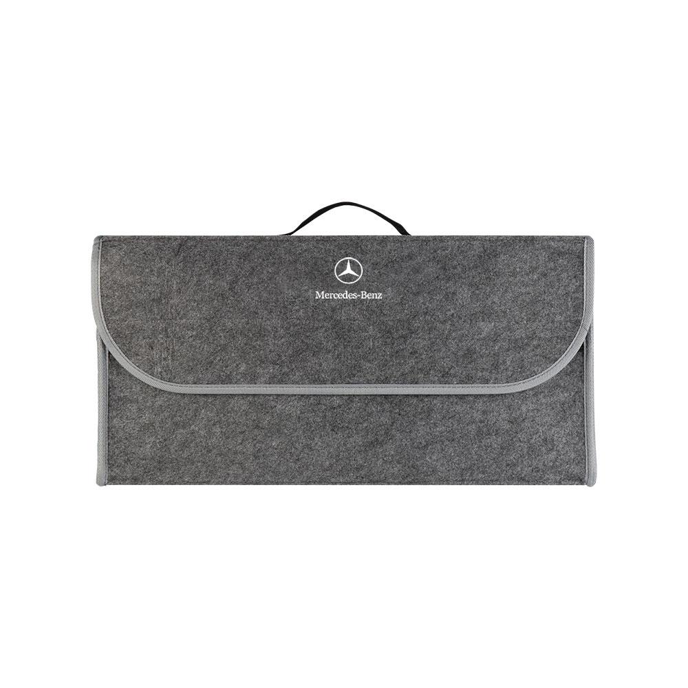 Auto Weiche Filz Aufbewahrungstasche Organizer Autos Faltbarer Kofferraum Autozubehör Für Mercedes Benz AMG GT A C E GLA GLC GLE CLA W203 W204 W205 Grey big benz