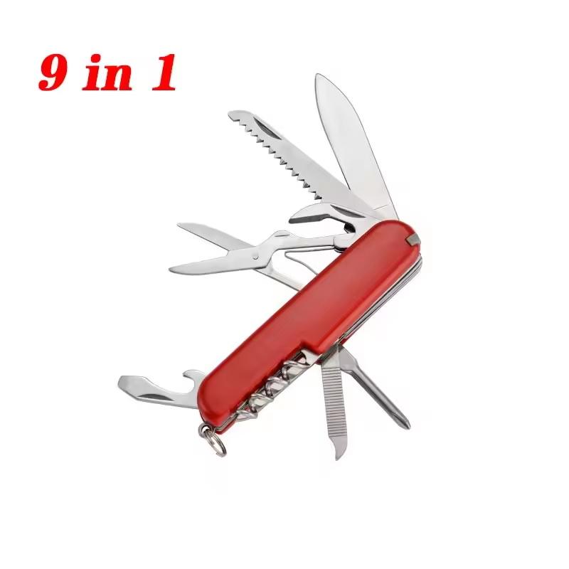 Schweizer Taschenmesser Multifunktionales Outdoor Tragbares Selbstverteidigungs Klappmesser Werkzeug Zange Mini Messerset