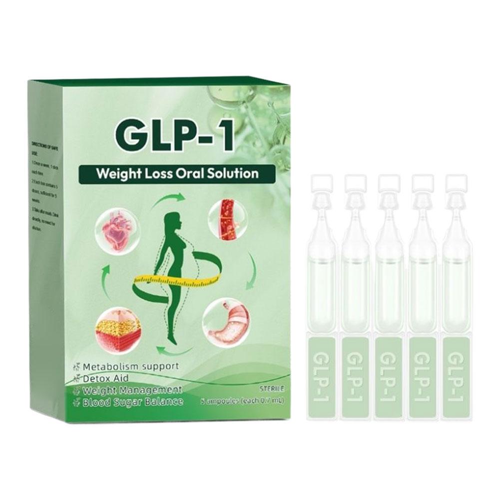 1-20box GLP1 Orals Flüssig GLP 1 Peptidkomplex Serum Nahrungsergänzungsmittel zur Gewichtsabnahme Natürlich Fortschrittliche Körperpflege Flüssigkeiten Tropfen Für Frauen