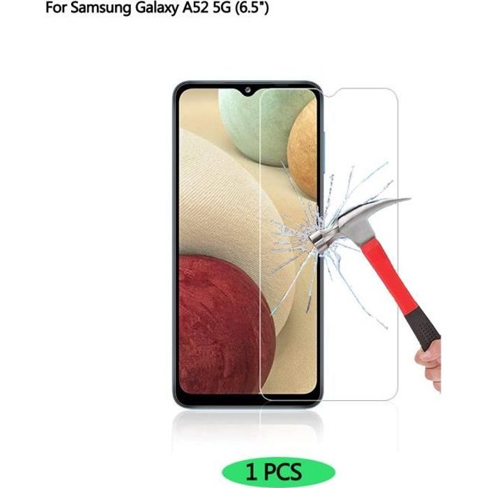 Displayschutzfolie aus gehärtetem Glas für Samsung Galaxy A52 5G (1 Packung)
