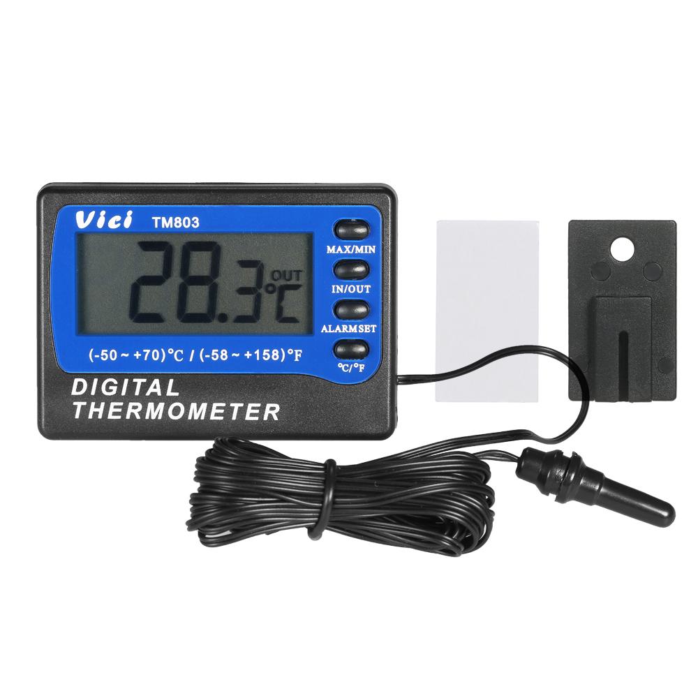 Vici Digitales Thermometer, Temperaturmesser für Kühl- und Gefrierschrank, medizinische Box