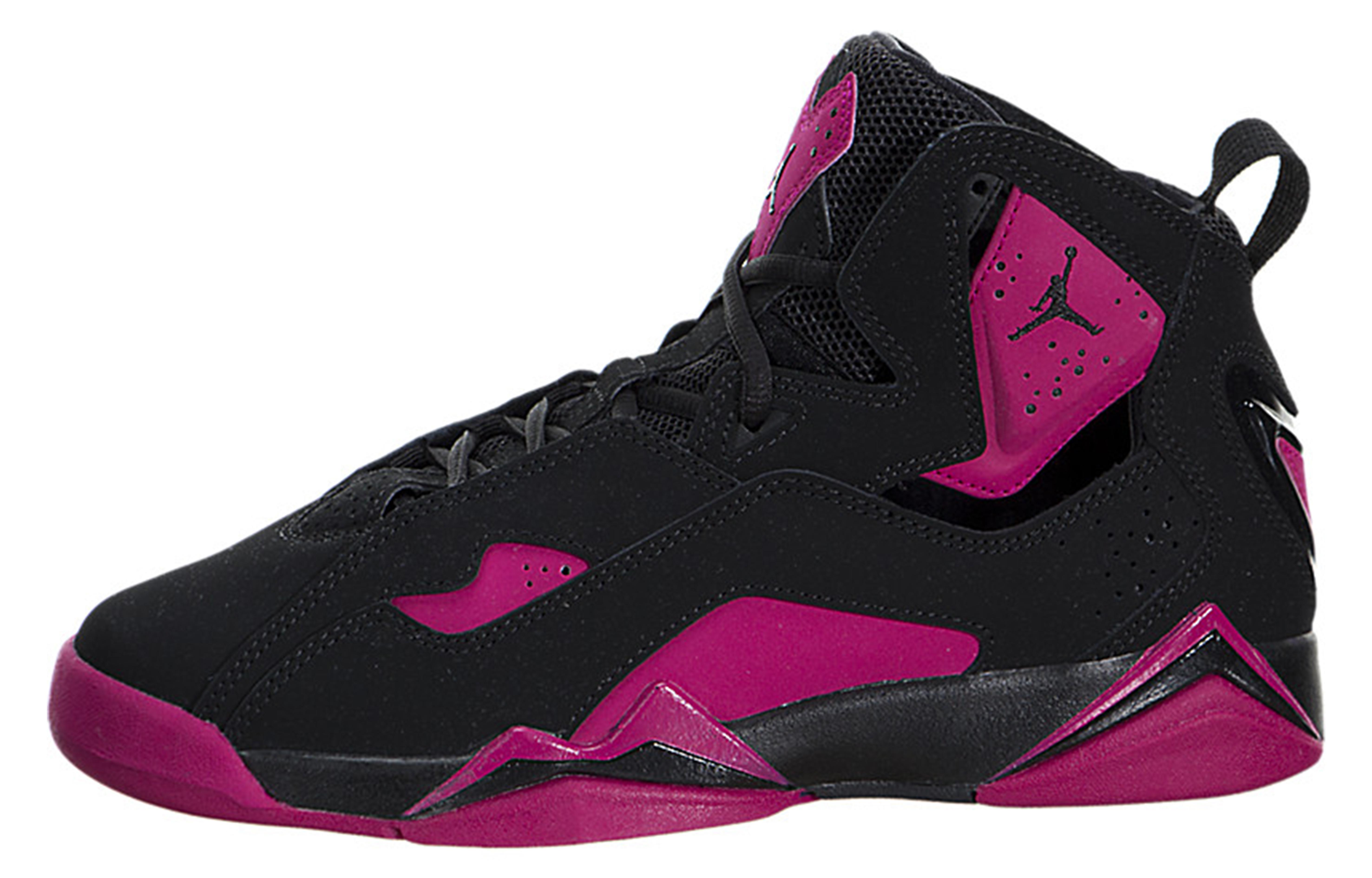Jordan Air Jordan 7 Rindsleder Bequem Hoher Schaft Kinder Basketballschuhe Jugendliche 342774-006 38.5 black