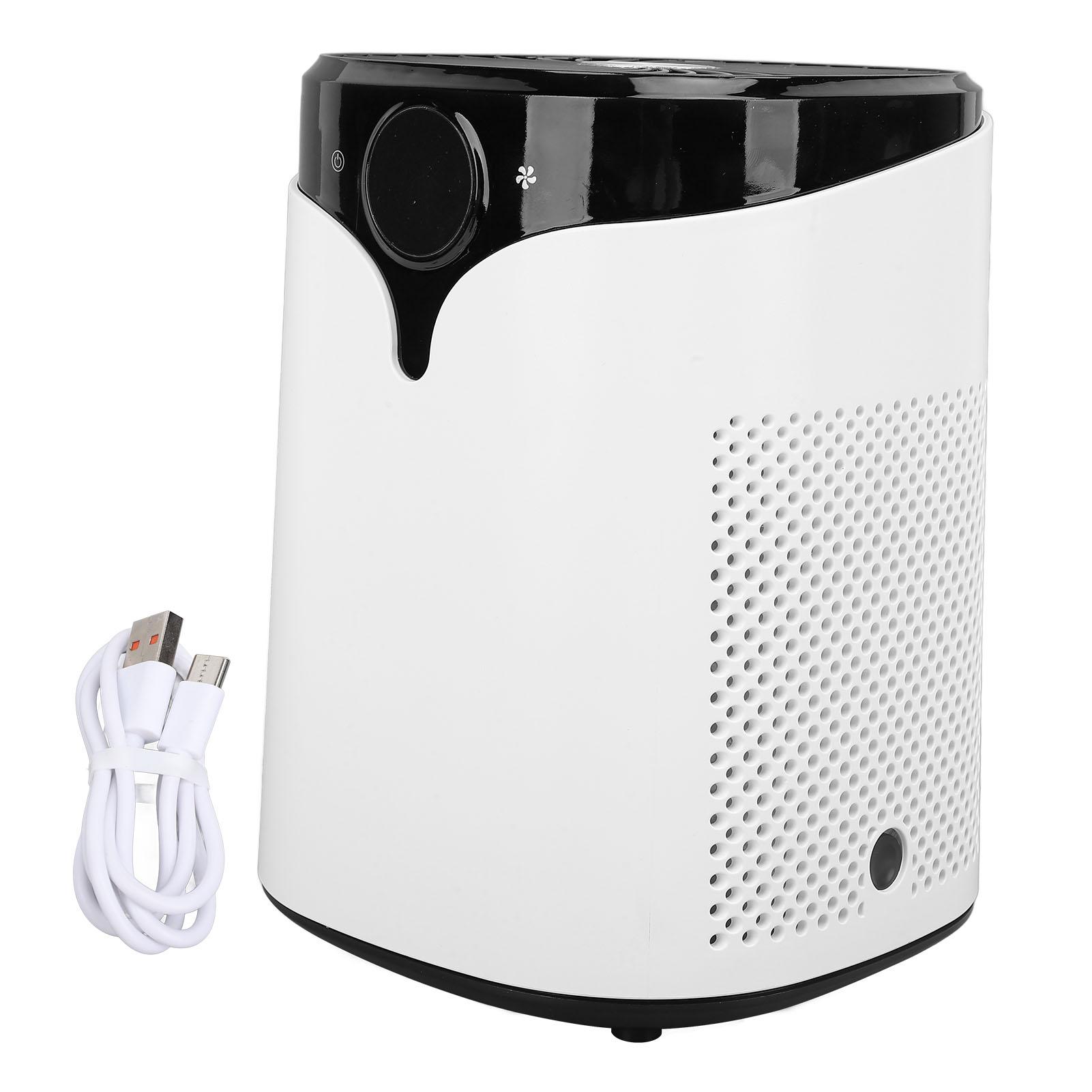 Luftreiniger, Geräuscharmer Betriebsluftreiniger, Energiesparender kleiner Luftreiniger für den Heim- und Büro-Desktop