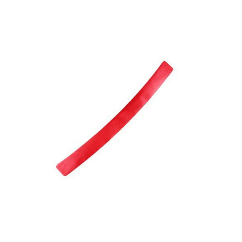 Universal Auto Heckstoßstange Carbonfaser Aufkleber Auto Anti-Kratz Anti-Kollisions-Schutzstreifen Autozubehör 90cm rot