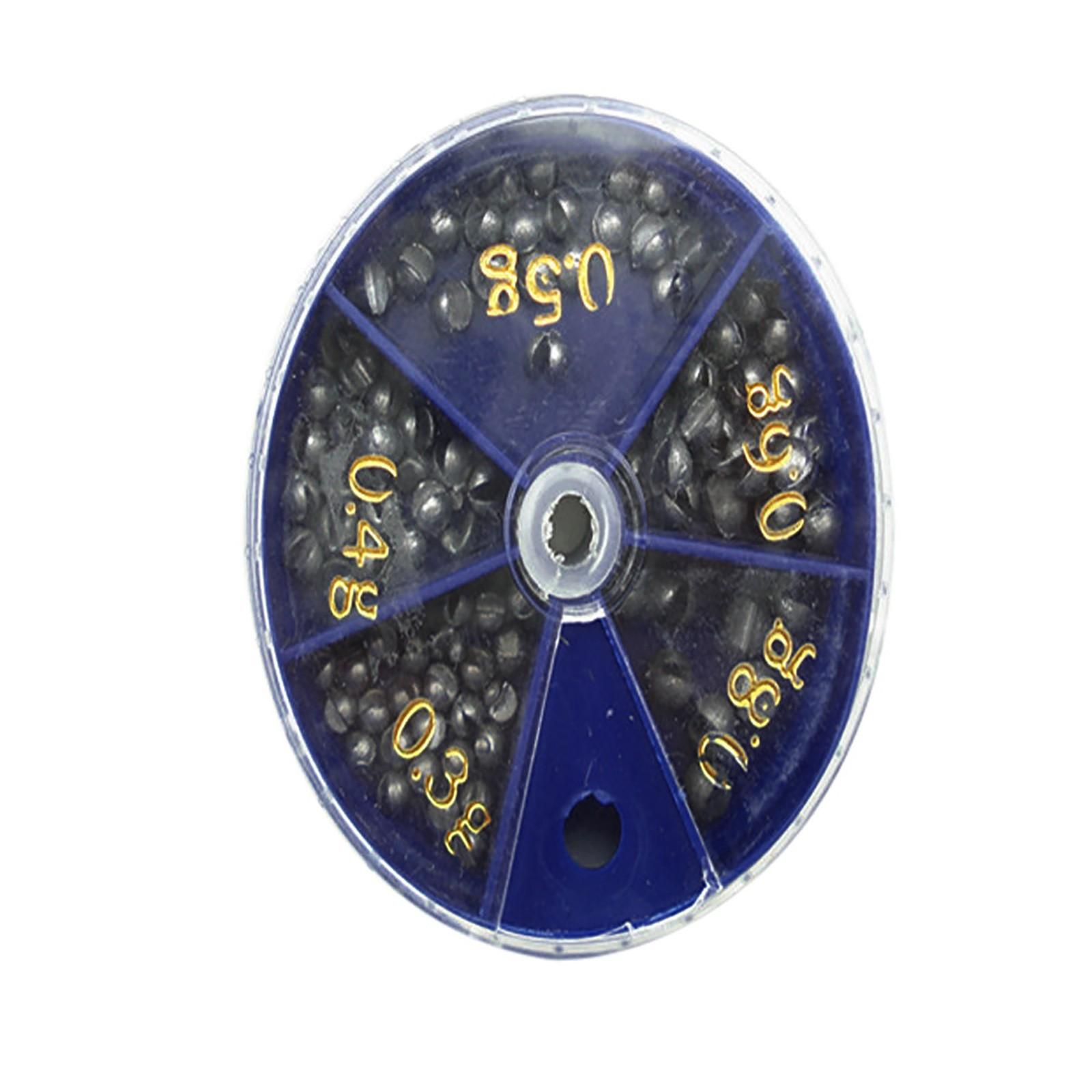 (Beamer)Angeln Bullet Rig Sinkers Angelgewicht Split Shot Box one size blau