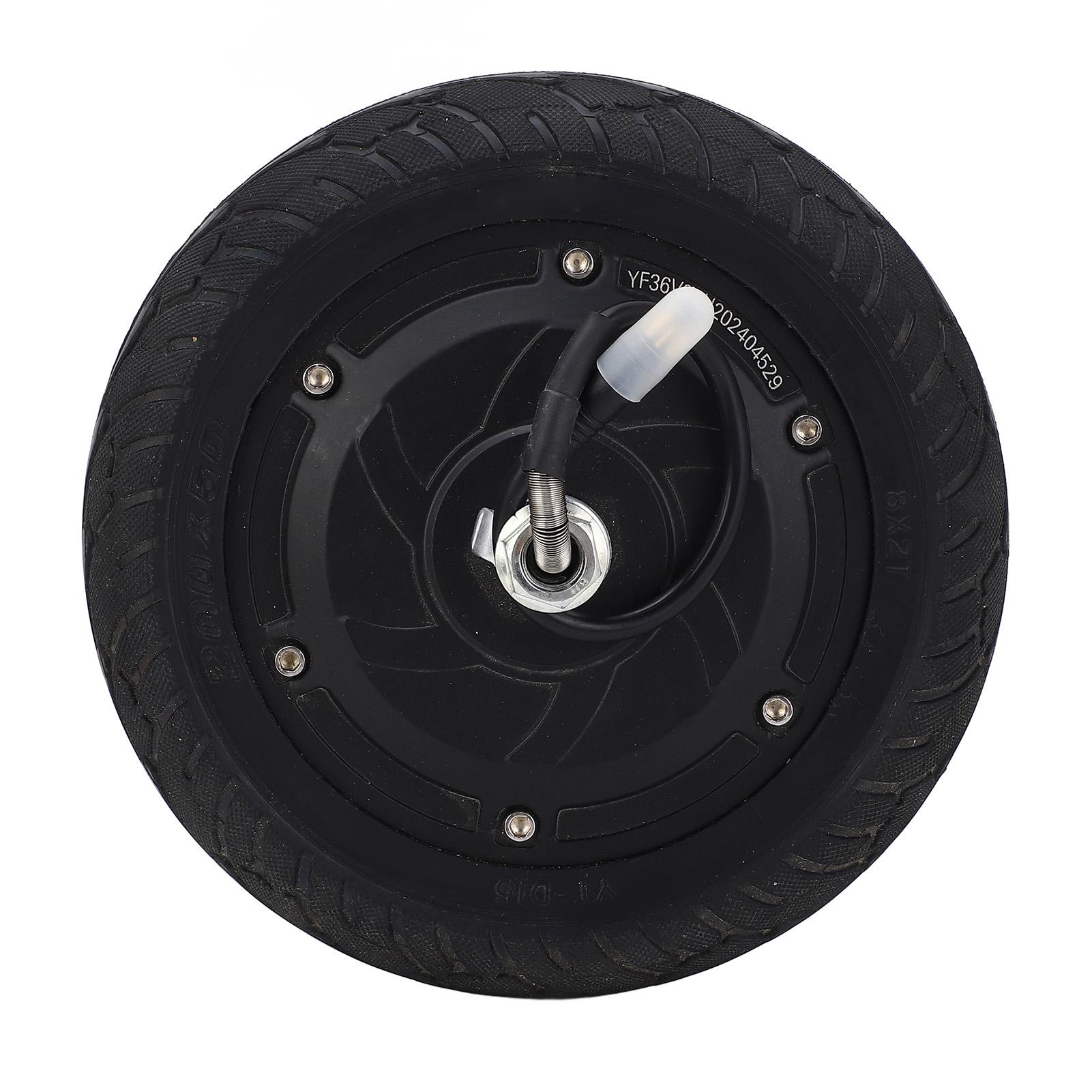 Vorderradmotor für Elektroroller mit Reifen, 36 V, 350 W, leiser Nabenmotor für 8-Zoll-Elektroroller