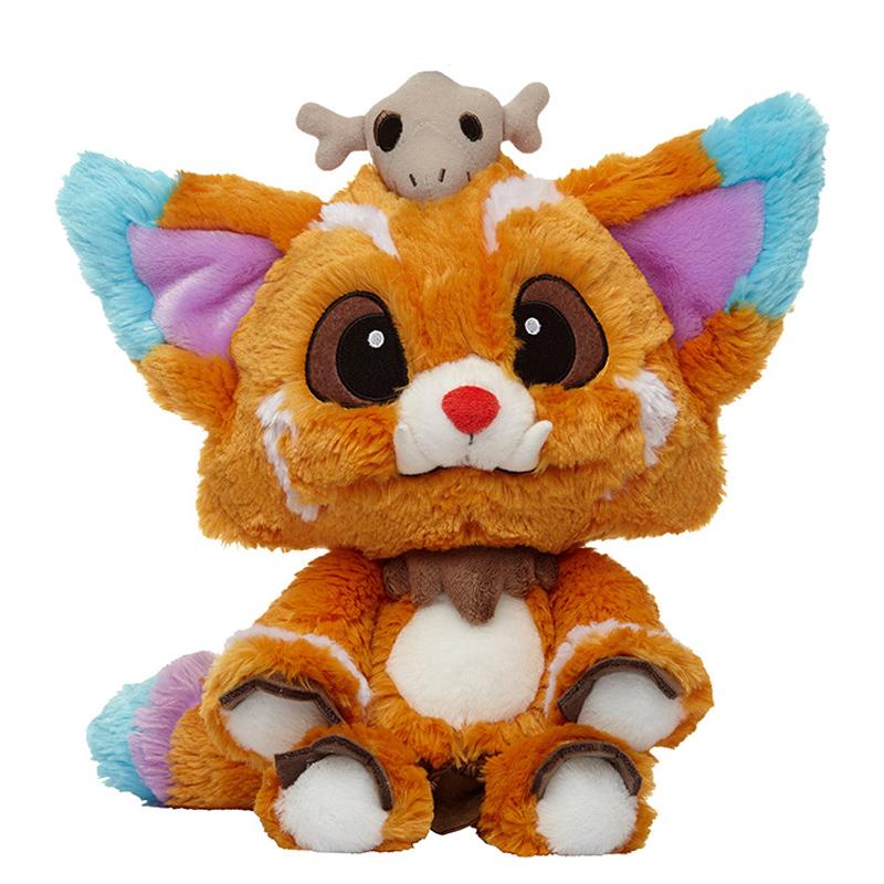 32CM Spiel League LOL Gnar Plüschtiere Puppe Offizielle Ausgabe 1:1 Gnar Plüsch Weiche Stofftiere für Kinder Kinder Weihnachtsgeschenke 32cm