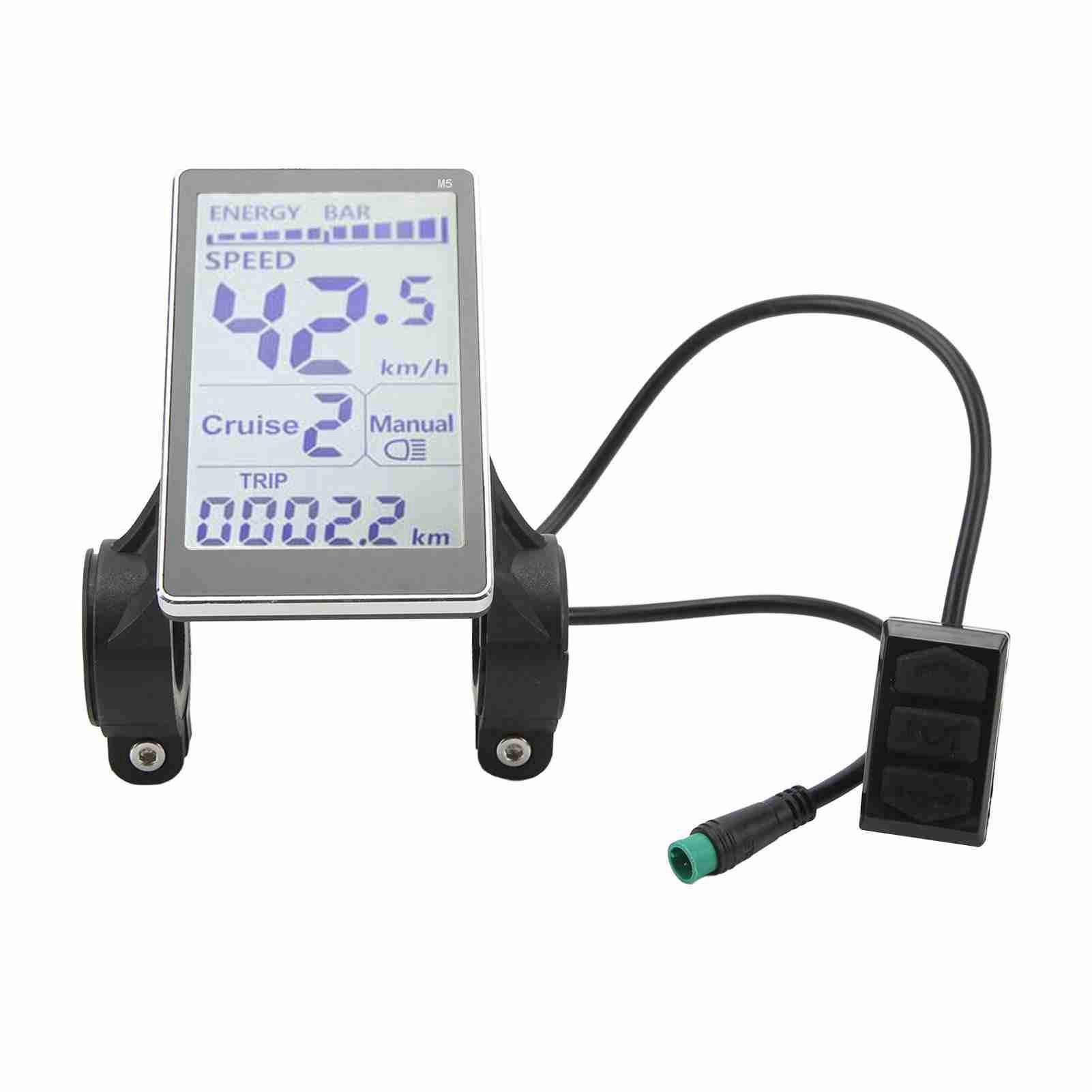 Elektrische Fahrrad LCD Meter 5 Pin 24V 36V 48V 60V Universal E Roller M5 LCD Panel bildschirm für 31,8