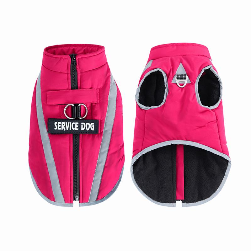 Warme Fleece-Hundekleidung, personalisierte wasserdichte Winterkleidung für kleine, mittelgroße und große Hunde, Haustierkleidung, Jacken, Hundezubehör S