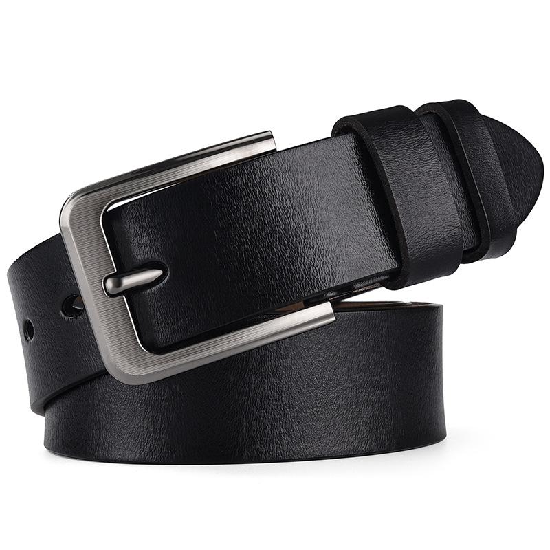 Echtes Leder Gürtel Männer 140 150 160 170 cm Große Größe Luxus Designer Gürtel Männer Echtes Leder Hohe Qualität Taille gürtel 130cm schwarz