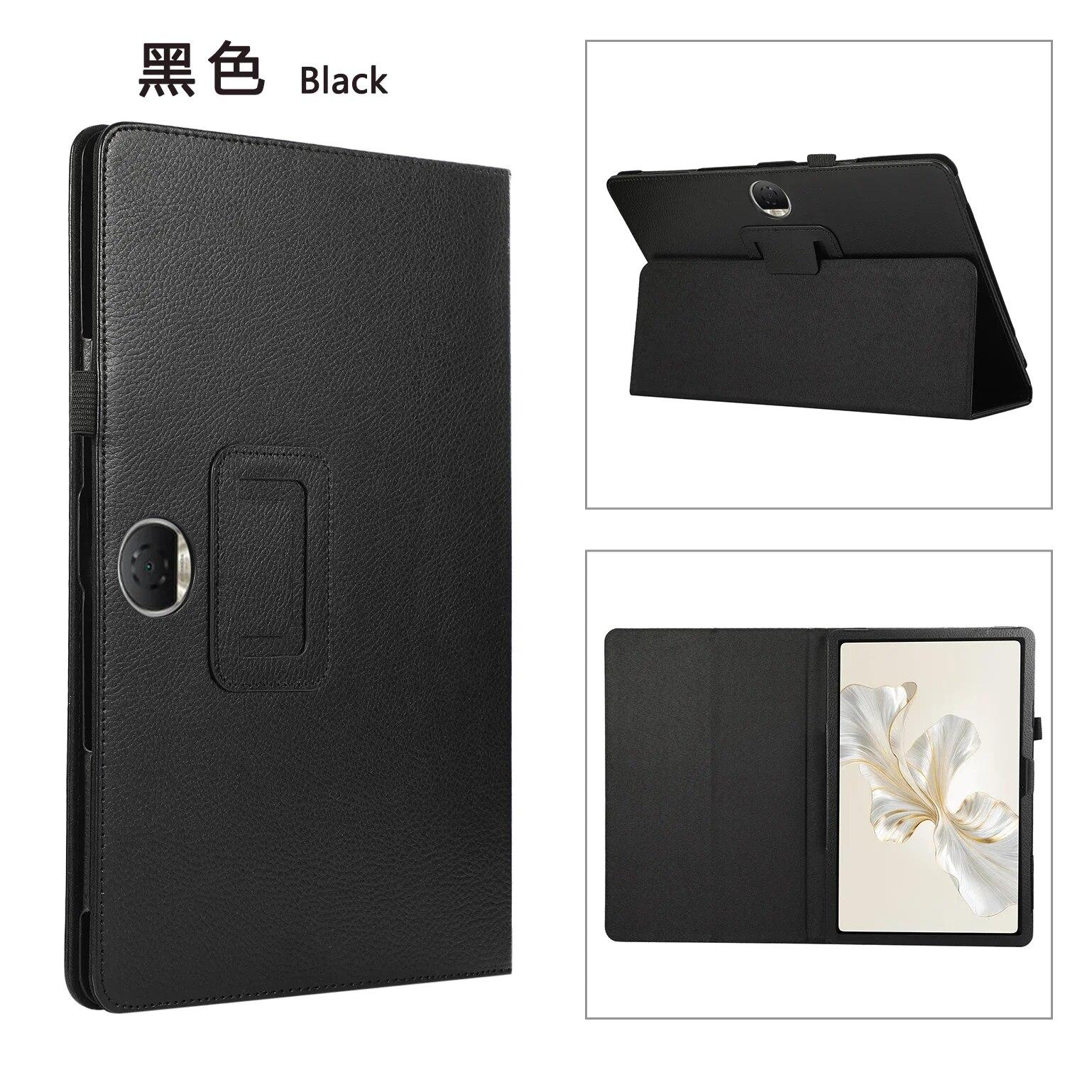 Standhülle für Huawei Honor Pad 9 12,1 Zoll Tablet Funda Stand PU Lederhülle für Huawei Honor Pad 8 12 Zoll Hülle Honor pad 9 12.1inch schwarz