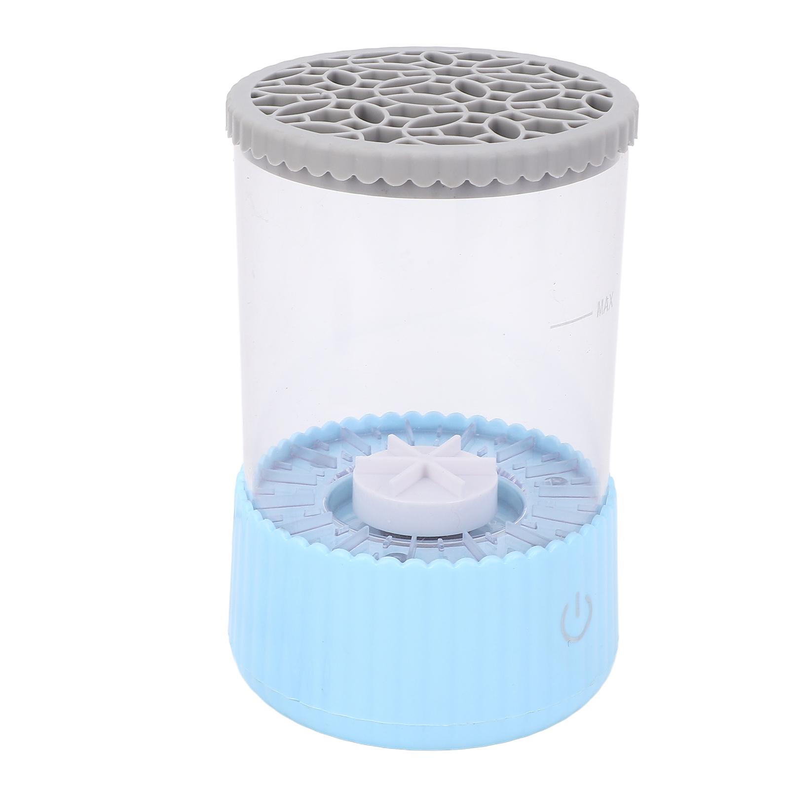 Elektrischer Make-up-Pinselreiniger USB-Stecker Automatischer Make-up-Pinselreiniger Maschine 7000 U/min Make-up blau